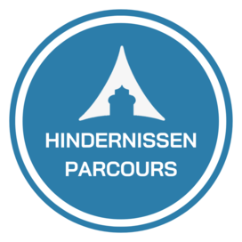Hindernissenparcours springpaleis